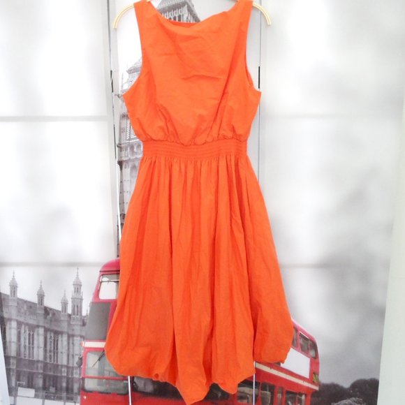 NWT$398 Trina Turk Sought After High-Low Poplin Dress A-Line Bubble Skirt sz L - Picture 15 of 16